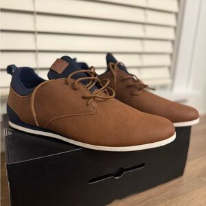 Men's Aldo Casual Brown Lace-Up Sneakers